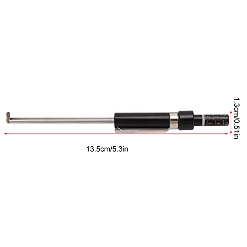 Car Brake Pad Thickness Gauge Tire Tread Depth Measuring Tool Universal for Internal External Black Silver Brake Measurement Tool