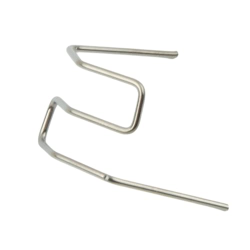 100PCS 0.6mm 0.8mm Hot Stapler Staples for Car Bumper Plastic Welder Repair Kit, for Stainless Steel for Pre-Cut Welding Nails, Silver for A/B//D/E/for F//H/I