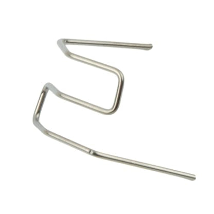 100PCS 0.6mm 0.8mm Hot Stapler Staples for Car Bumper Plastic Welder Repair Kit, for Stainless Steel for Pre-Cut Welding Nails, Silver for A/B//D/E/for F//H/I