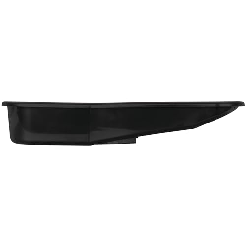Performance Tool W4073 Heavy Duty 2.8 Quart Oil Drain Pan with Splash Guard and Tapered Spout for Lawn Equipment and Motorcycles - style: Low Profile Drain Pan 2.8qt