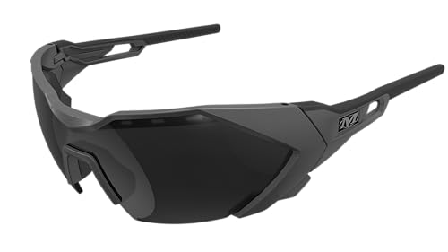 Mechanix Wear: Vision Type-E Safety Glasses with Advanced Anti Fog, Scratch Resistant, Grey Half Framed Protective Eyewear, Lightweight, Adjustable Arms and Nose, For Outdoor Use (Smoke Lens) - color: Smoke Lens