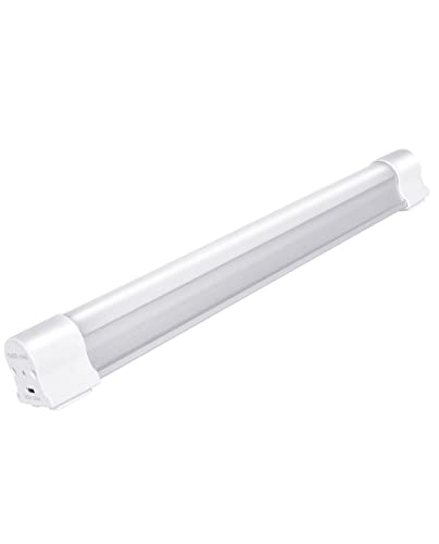 LETOUR LED Tube Magnetic Light Work Lights 6000Lumens 10400mAh 5 Lighting Options Camping Lantern USB Rechargeable Portable Battery Powered Lights with 2 Magnets Endurance for 80 Hours - size: 13.38in