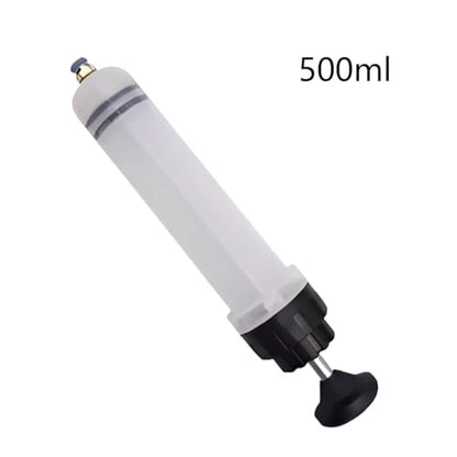 Fluid Pump Automotive - 1.5L PP, Oil Fluid Extractor, Oils Suction Syringe | Leakproof Syringe Filler, Transfer Hand Pump Tool | Automotive Brake Fluids Syringes for Car, Lawn Mower, Engine. - size: 500ml
