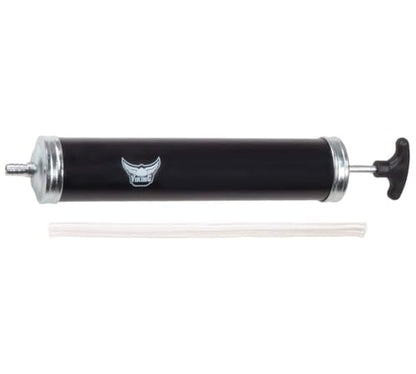 Mytee Products 16 Oz Steel Oil Suction Gun with 12" Vinyl Hose, Manual Oil Change Syringe - Heavy Duty Automotive Fluid Extractor Pump for Engine Oil, Gear Oil & Lubricants - size: 1 - Pack