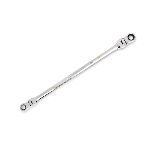 GEARWRENCH 90-Tooth 12 Point GearBox Double Flex Ratcheting Wrench 9x11mm | 86821 - style: 9x11mm
