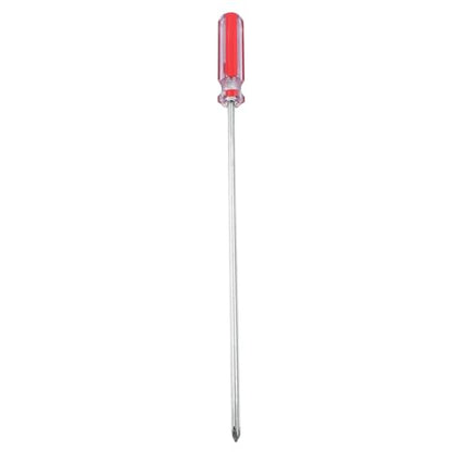 Piutouyar 10 Inch Phillips Screwdriver, #2 Magnetic Tip Screwdrivers | Extra Long Chrome-vanadium Steel Shaft , Cross Head Screwdriver, Long Screwdriver for Repair Home Improvement - size: 10 Inch #2