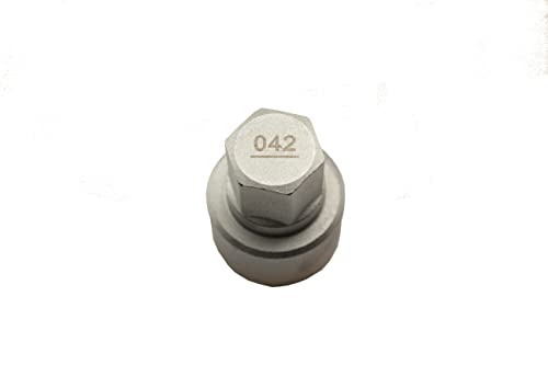 TEMO #42 Wheel Lock Lugnut Anti-Theft Lug Nut Screw Removal Socket Key S3055 for BMW Vehicles - size: #42