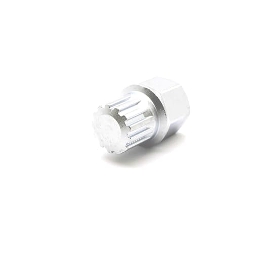 TEMO 18/13Pt Anti-Theft Wheel Lock Lug Nut Removal Socket Key 3054 for BMW | Wheel Lock Nut Socket Adapter | Anti-Theft Screw Remover Repair Tool | Tyre Fitting, Garage Repair, Tire Change - size: 18/13PT