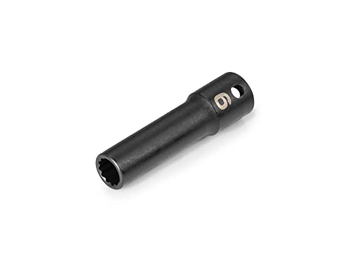 TEKTON 3/8 Inch Drive x 9 mm Deep 12-Point Impact Socket | SID13309 - size: 9 mm, style: Deep