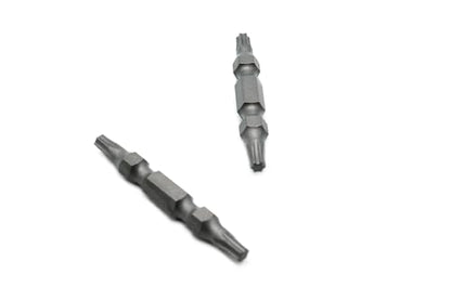 TEMO 25 pc T20 Torx 6 point Double Ended 2 Inch Screwdriver Insert Bits - size: T20 double