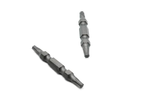 TEMO 25 pc T20 Torx 6 point Double Ended 2 Inch Screwdriver Insert Bits - size: T20 double