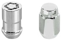 McGard 84630 Chrome Cone Seat Wheel Installation Kit (1/2" - 20 Thread Size) - for 6 Lug Wheels, 20 Lug Nuts / 4 Locks / 1 Key / 1 Storage Pouch