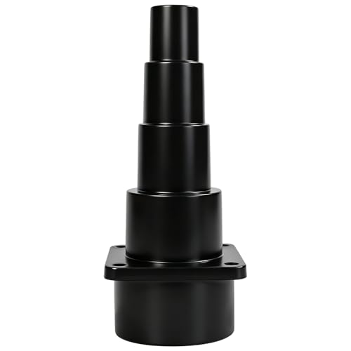 Multi-step Shop Vac Hose Adapter, Universal Tool Adapter, Quick-Connect Vacuum Hose Attachment for Woodworking Power Tools and All Wet/Dry Shop Vacuums