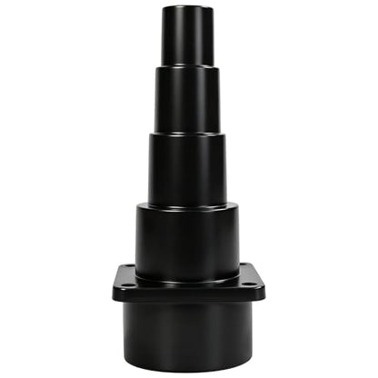 Multi-step Shop Vac Hose Adapter, Universal Tool Adapter, Quick-Connect Vacuum Hose Attachment for Woodworking Power Tools and All Wet/Dry Shop Vacuums