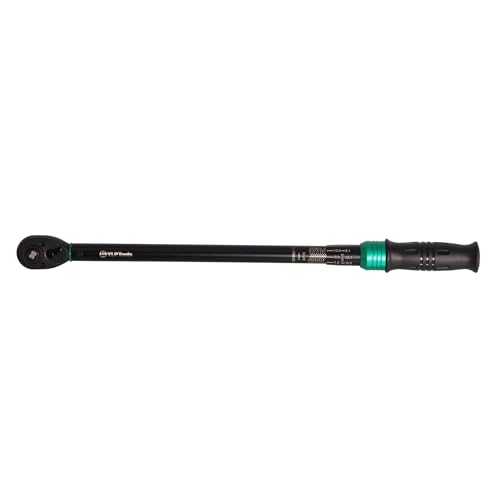 1/2-Inch Drive Click Torque Wrench, 25–250 ft-lb (33.9–339 Nm), ±3% Accuracy, 90-Tooth Ratchet, Dual-Direction, Chrome Vanadium Steel with Storage Case - size: 1/2 25-250 ft-lb