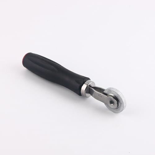 1set Heavy Duty Tire Patch Kit with Bowl-Shaped Grinding Head and Pressure Roller Compact Tire Repair Tool for Cars Bicycles and Motorcycles Plastic and Metal Construction
