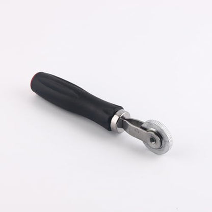 1set Heavy Duty Tire Patch Kit with Bowl-Shaped Grinding Head and Pressure Roller Compact Tire Repair Tool for Cars Bicycles and Motorcycles Plastic and Metal Construction