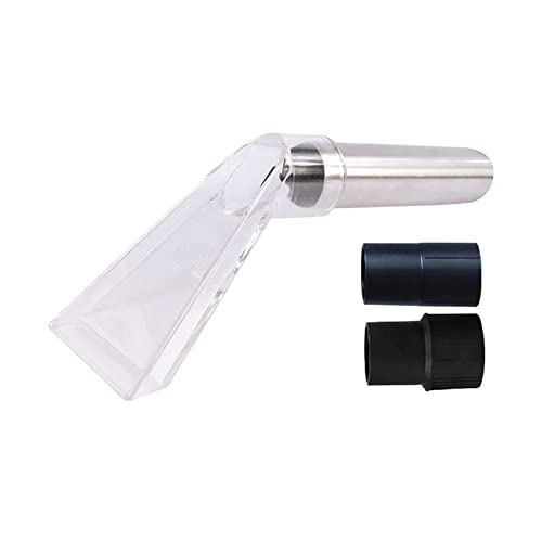 Extractor Tool Hand Wand with Clear Head Compatible with Upholstery & Carpet Cleaning, Car Detailing Vacuum Wand for Truckmounts