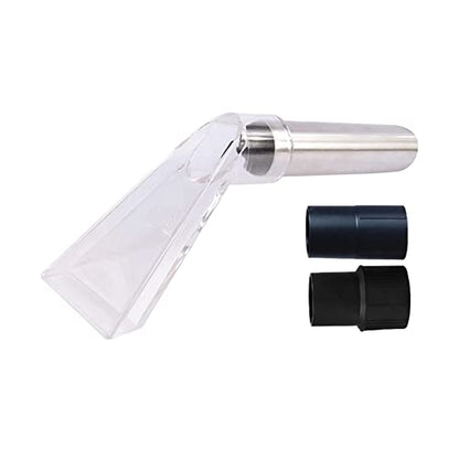 Extractor Tool Hand Wand with Clear Head Compatible with Upholstery & Carpet Cleaning, Car Detailing Vacuum Wand for Truckmounts