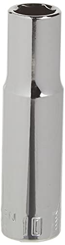 CRAFTSMAN Deep Socket, Metric, 3/8-Inch Drive, 10mm, 6-Point (CMMT44426) - size: 10 MM