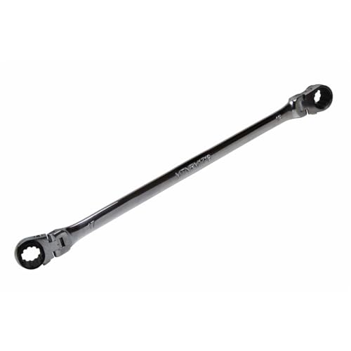 MOUNTAIN 17X19MM Ratchet Double Box Flex Wrench - size: 17mm-19mm