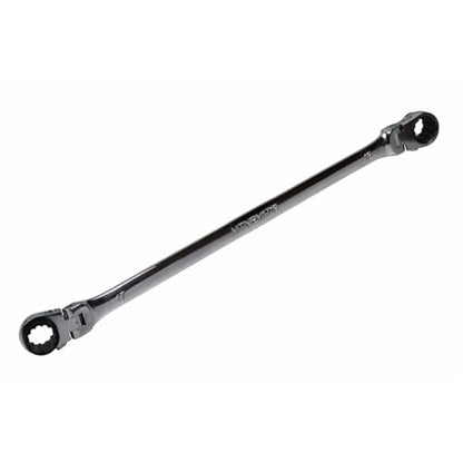 MOUNTAIN 17X19MM Ratchet Double Box Flex Wrench - size: 17mm-19mm