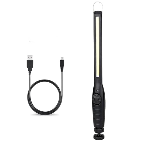 Luftschloss LED Work Light, 700 Lumens Rechargeable, Cordless Portable Magnetic COB LED Inspection Light, Suitable for car Maintenance, Home, Garage, Emergency Situations.