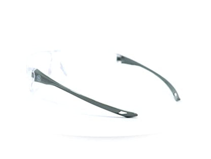 GE Safety Glasses, ANSI Z87.1, 03 Series, Anti-scratch Lens, 99.9% UV Protection, EN 166, 12 Pack - color: Gray
