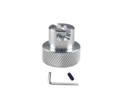 DEWHEL Aluminum Knob Bottle Jack Valve Release Screw on Compatible with Harbor Freight Hydraulic Press 3/8”Dia Valve Release Screws