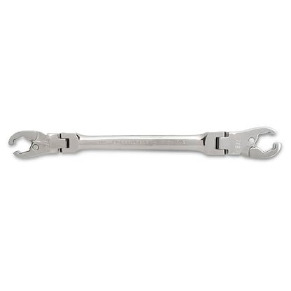 GEARWRENCH 5 Pc. Ratcheting Flex Head Flare Nut Wrench Set, SAE - 89100 - style: 5 Piece SAE