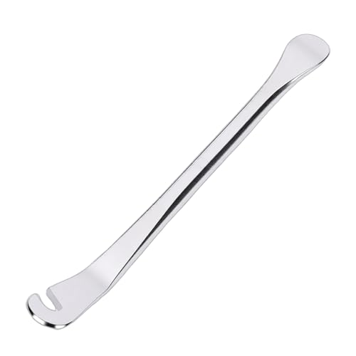 Tire Iron Spoons, Metal Tire Lever Bar Set, Ergonomic Grip Tool with Easy Removal Design, Ideal for Motorcycle, Electric Scooter & Car