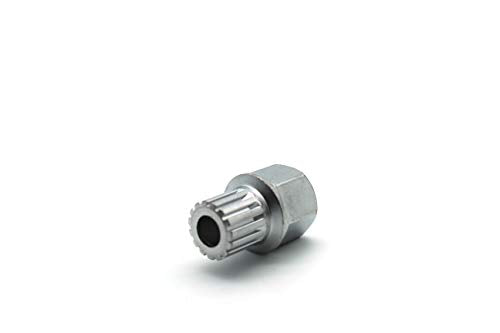 TEMO 60/15Pt Wheel Lock Lugnut Anti-Theft Lug Nut Screw Removal Key Socket S3057 for Vw Audi - size: 60/15PT
