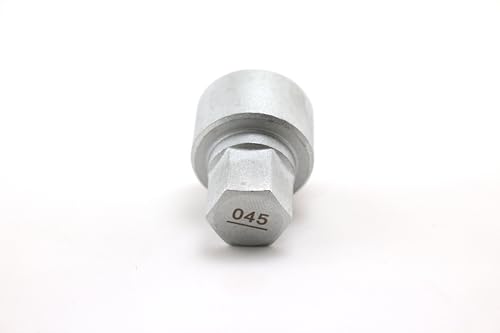 TEMO #45 Wheel Lock Lugnut Anti-Theft Lug Nut Screw Removal Socket Key S3055 for BMW Vehicles - size: #45