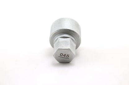 TEMO #45 Wheel Lock Lugnut Anti-Theft Lug Nut Screw Removal Socket Key S3055 for BMW Vehicles - size: #45
