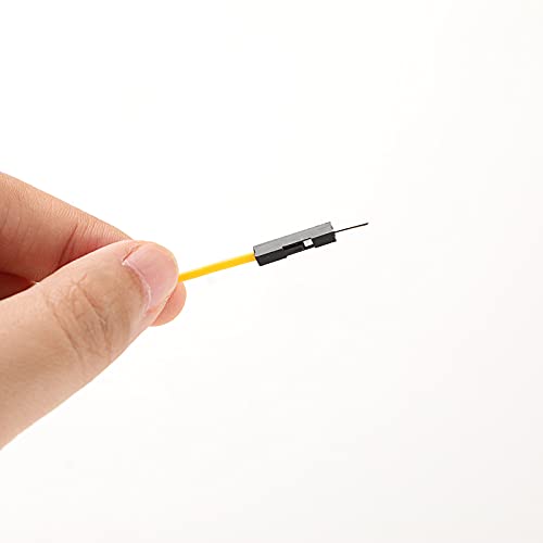 Sumnacon 10Pcs Test Hook to Male Jumper Wires - 26 AWG Binding Post to Solderless Breadboard Jumper Leads, Soft Silicone Flexible Test Leads for Electrical Testing