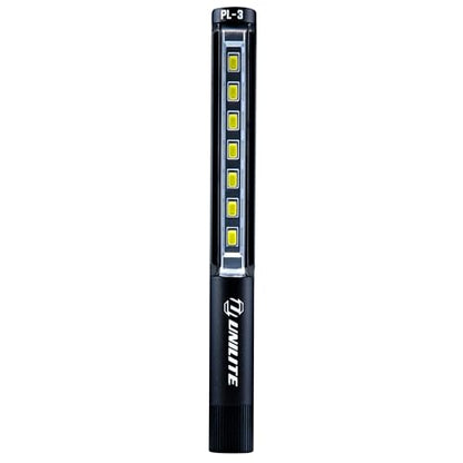 Unilite PL-3 LED Inspection Light – 275 Lumen Aluminum Body, Magnetic Base, Anti-Roll Design, 3 Light Modes, Pocket Clip, IPX4 Water & 1m Drop Resistant