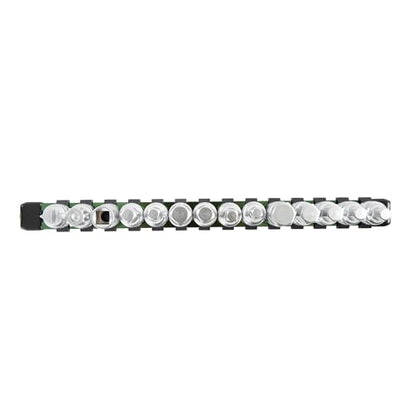 OEMTOOLS Drain Plug Socket Set for Both Foreign and Domestic Vehicles | Contains Both Male and Female Sockets, Engraved Size Markings, 3/8" Drive, Cr-V Steel, Includes Aluminum Socket Rail