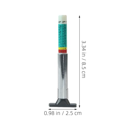 3pcs Precise Tire Tread Depth Gauge Set, Portable High Precision Tire Depth Measurement Tool Made of Stainless Steel and Abs for Vehicle and Car Maintenance