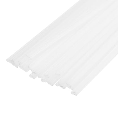 MECCANIXITY 20pcs 10 Inch Plastic Welding Rods PE Welding Strips Welder Rods for Plastic Welder, Car Bumper, Kayak Repair, White - color: White, size: 10 Inch