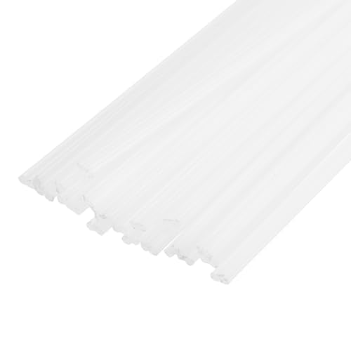 MECCANIXITY 30pcs 13 Inch Plastic Welding Rods PE Welding Strips Welder Rods for Plastic Welder, Car Bumper, Kayak Repair, White - color: White, size: 13 inch