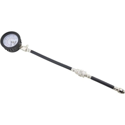 Compression Test Kit, Standard Gauge, For Auto, Marine & Small Engines | Includes Multiple Adapters and Hoses, Air Hold Quick Connect Feature, Molded Case for Easy Storage and Transport