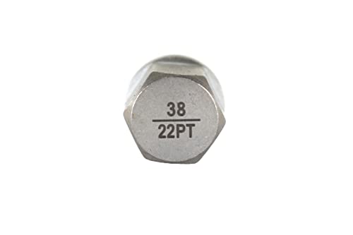 TEMO 38/22Pt Anti-Theft Wheel Lock Lug Nut Removal Socket Key 3054 for BMW | Wheel Lock Nut Socket Adapter | Anti-Theft Screw Remover Repair Tool | Tyre Fitting, Garage Repair, Tire Change - size: 38/22PT