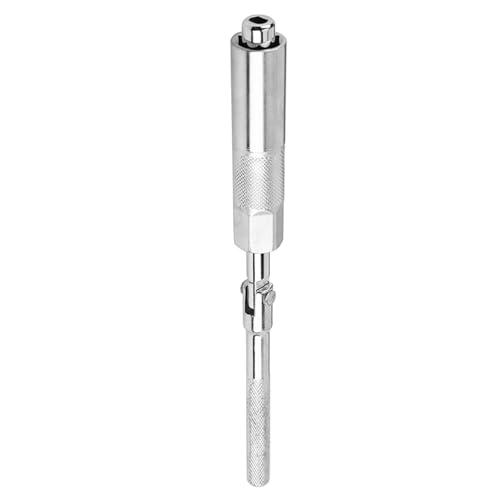 Dioche 17mm & 21mm Rear Shock Absorber Wrench Set, High-Hardness Chrome Vanadium Socket Removal Tool with Anti-Slip Handle for Car Strut Spreader, Vehicle Maintenance Repair Kit