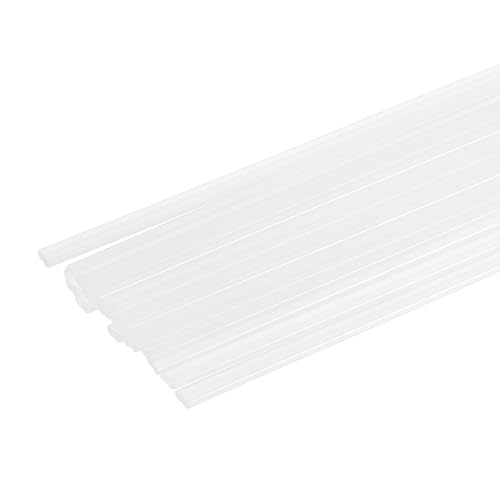 HARFINGTON 2set(10pcs) Plastic Welding Rods 8inch PE Welding Strips Welder Rods for Car Bumper Kayak Daily Repair Plastic Welder Car Bumpers, White - size: 8inch
