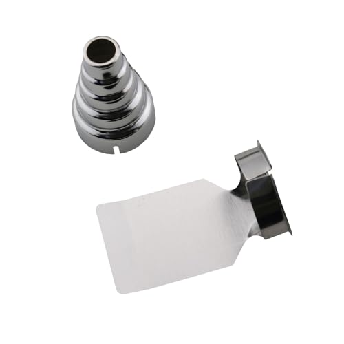 TAODAN 4PCS Multi Purpose Stainless Steel Nozzle Set Compatible with 35mm Heat Guns Suitable for Shrink Wrapping/Craftwork/Embossing/Car Repair