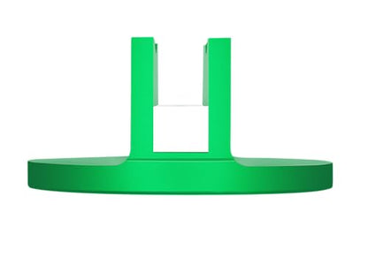 Magnetic Pinch Weld Jack Pad, 1PC, Green | 0.45'' Width Slotted, Weld Frame Rail Adapter for Floor Jack, Compatible with Most Off-Road Trucks, Pickups, SUVs, Sedans - color: Green