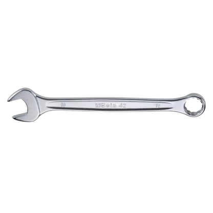 Beta 42 Series 15-piece Metric Combination Wrench Set, 6mm - 24mm | Made in Italy | 15° Offset Open and Box End|12-Point Box End|Chrome Nickel-Plated Steel|Automotive, Industrial, Professional - size: Set of 15