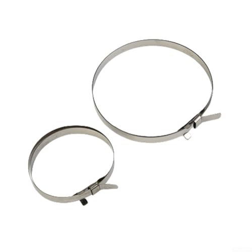 Stainless Steel Axle Boot Clamp Pliers Kit for CV Joint Boot Crimping — 10 Short & 10 Large Bands (34cm×6.5mm / 74cm×7mm), Compatible with Auto and For