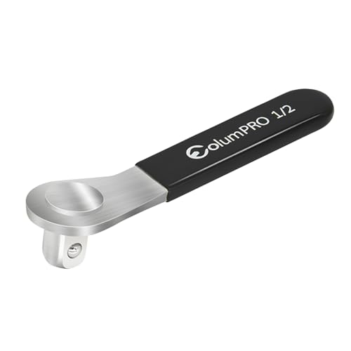 Low Profile Socket Lever, 1/2” Drive Breaker Bar, Extra Low Profile Stubby Wrenches Set, Non-Ratcheting, Great for Boats, RV, Off Road Vehicle - style: 1/2"