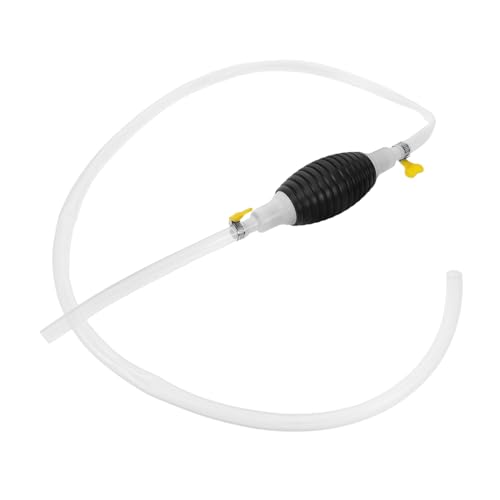 Sosoport 1Set Gas Siphon Hand Pump with Hose Kit Portable Liquid Sucker Pump for Efficient Fuel Transfer Convenient Manual Operation for Home and Automotive Use